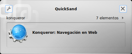 QuickSand kde 4.4