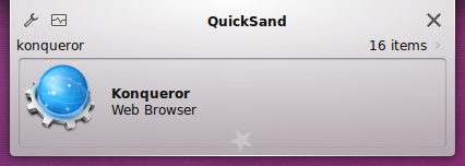 QuickSand KDE SC 4.5
